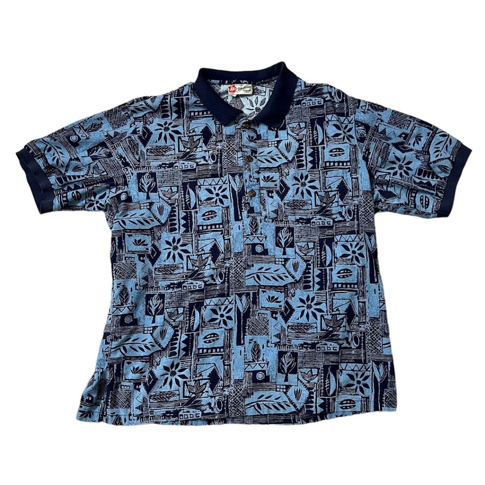 Hilo Hattie Hawaiian Original Polo Shirt